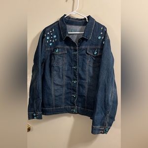 Blue Identity Jeweled Jean Jacket 🔥Price Dropped!🔥